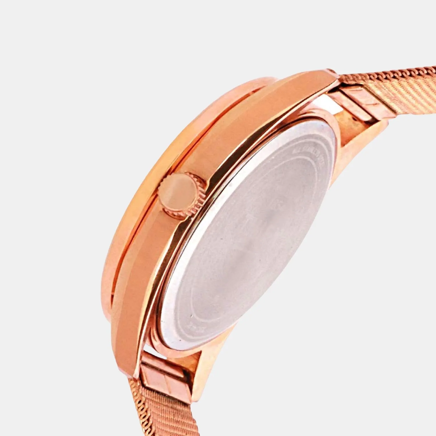 Women Rose Gold Analog Stainless Steel Watch TWEL13203