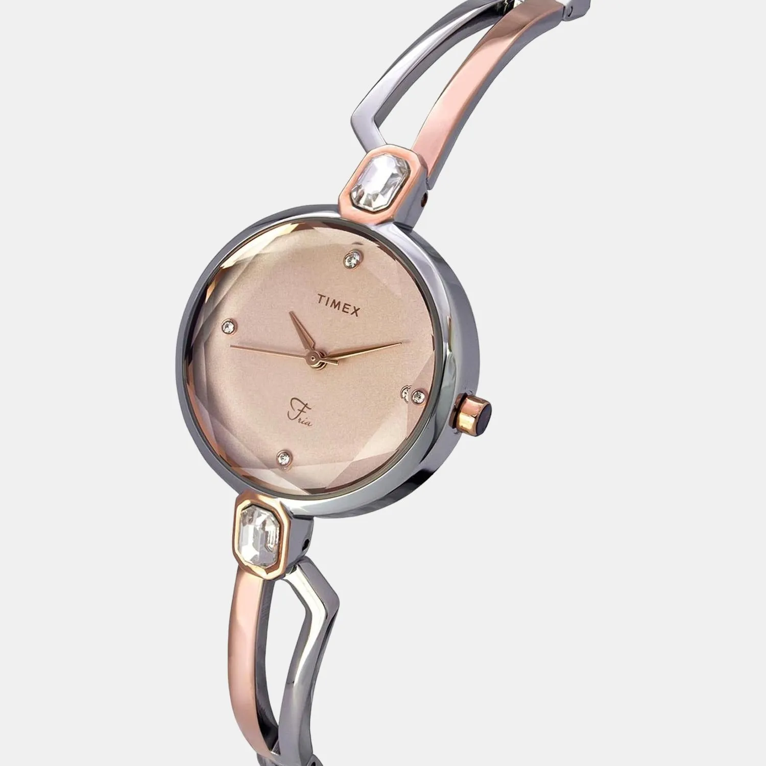 Women Rose Gold Analog Stainless Steel Watch TWEL15101