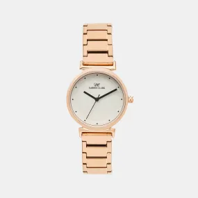 Women's Rose Gold Analog Brass Watch 2001C-M0302