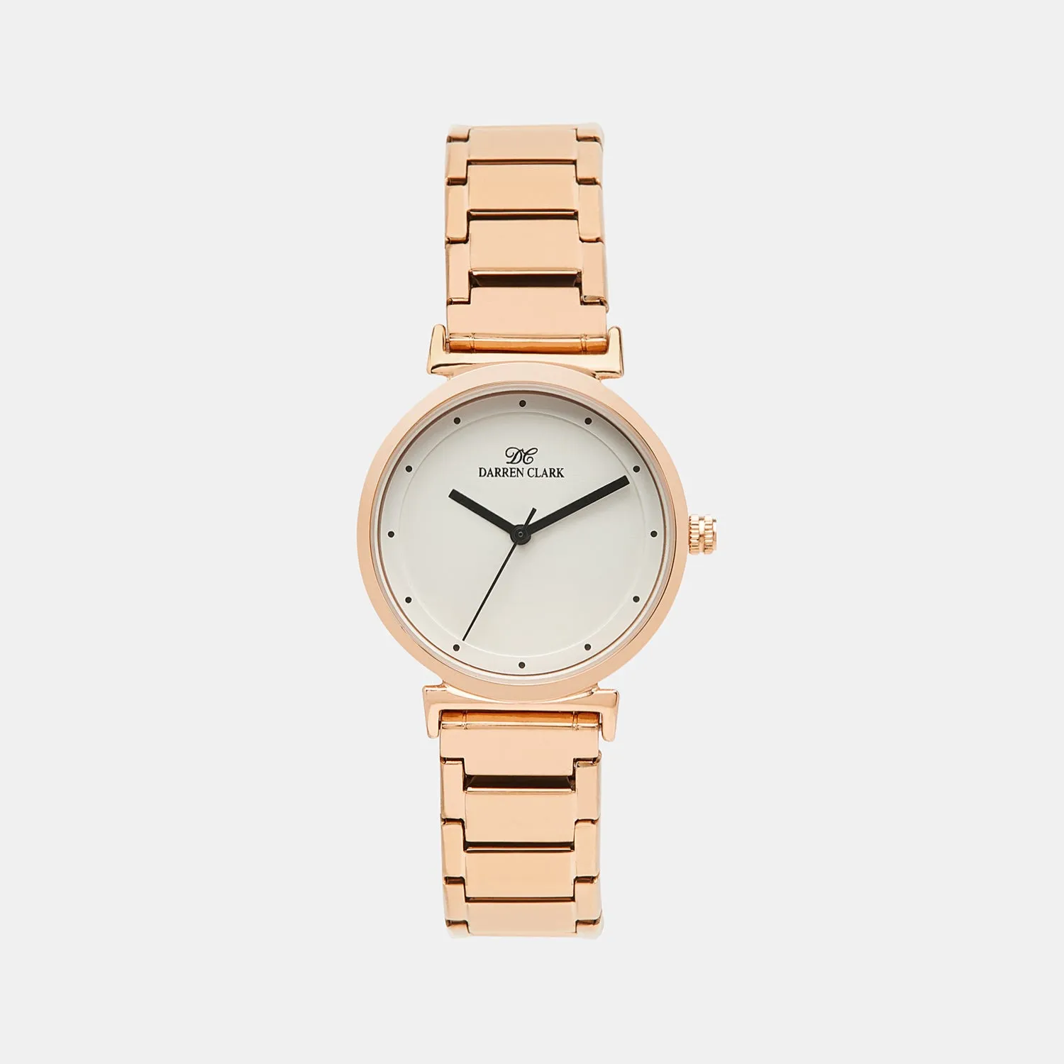 Women's Rose Gold Analog Brass Watch 2001C-M0302