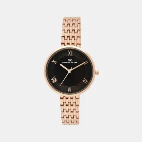 Women's Rose Gold Analog Brass Watch 2004F-C0304