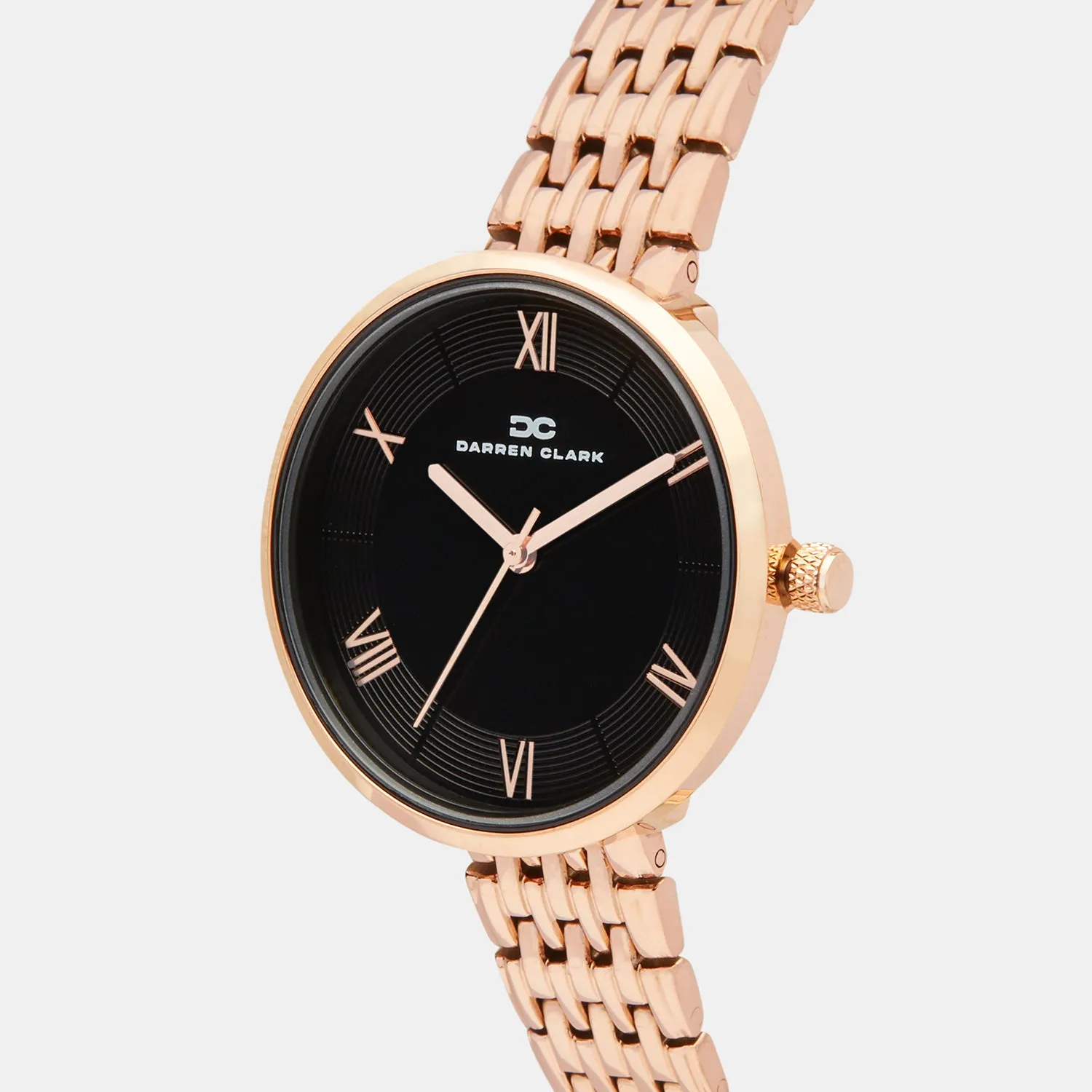 Women's Rose Gold Analog Brass Watch 2004F-C0304