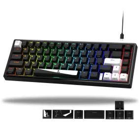 Womier V-K66 Gasket Mounted Wired Mechanical Keyboard (2 Colors)