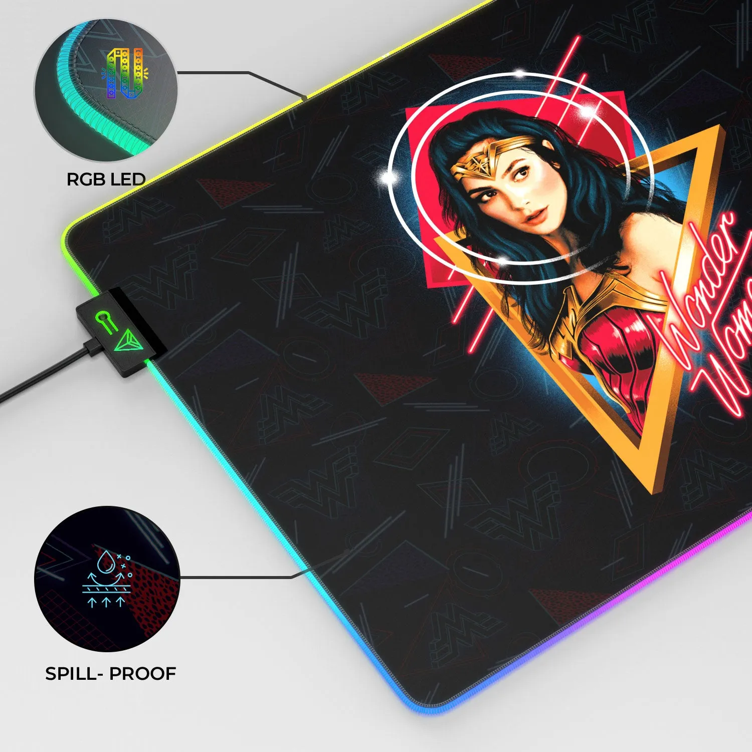 Wonder Woman - Portrait Gaming Mouse Pad