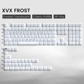 XVX Frost Translucent Cherry Profile Keycap Full Set (141-Key)