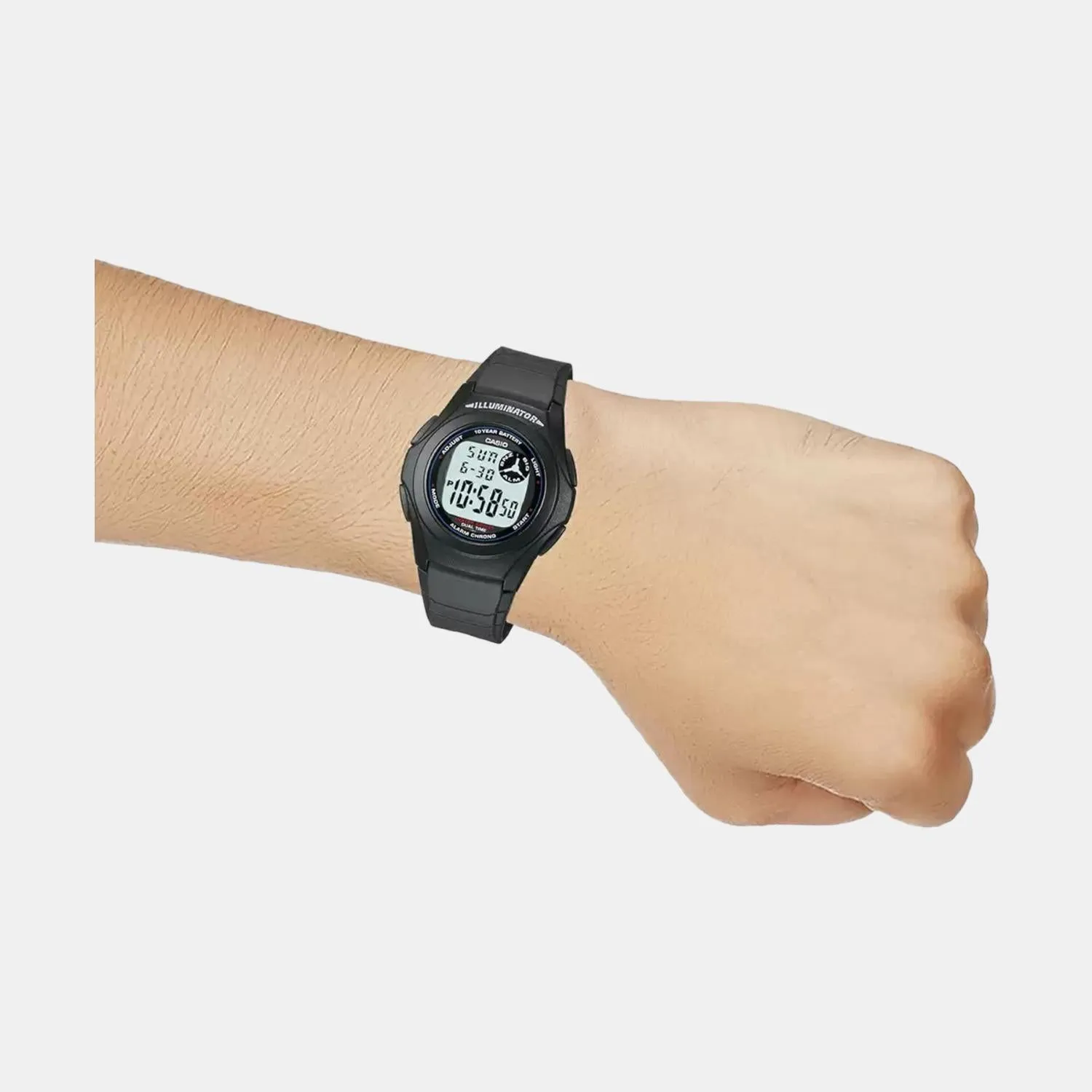 Youth Unisex Digital Resin Watch D027 - F-200W-1ADF