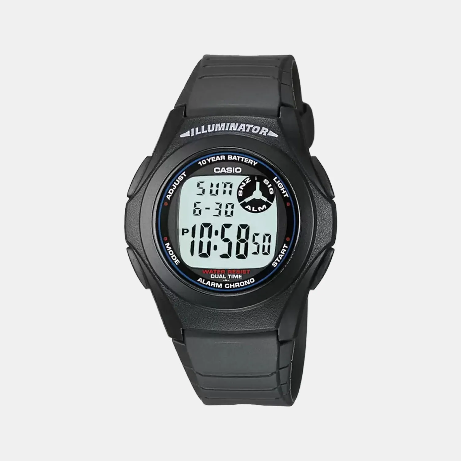 Youth Unisex Digital Resin Watch D027 - F-200W-1ADF