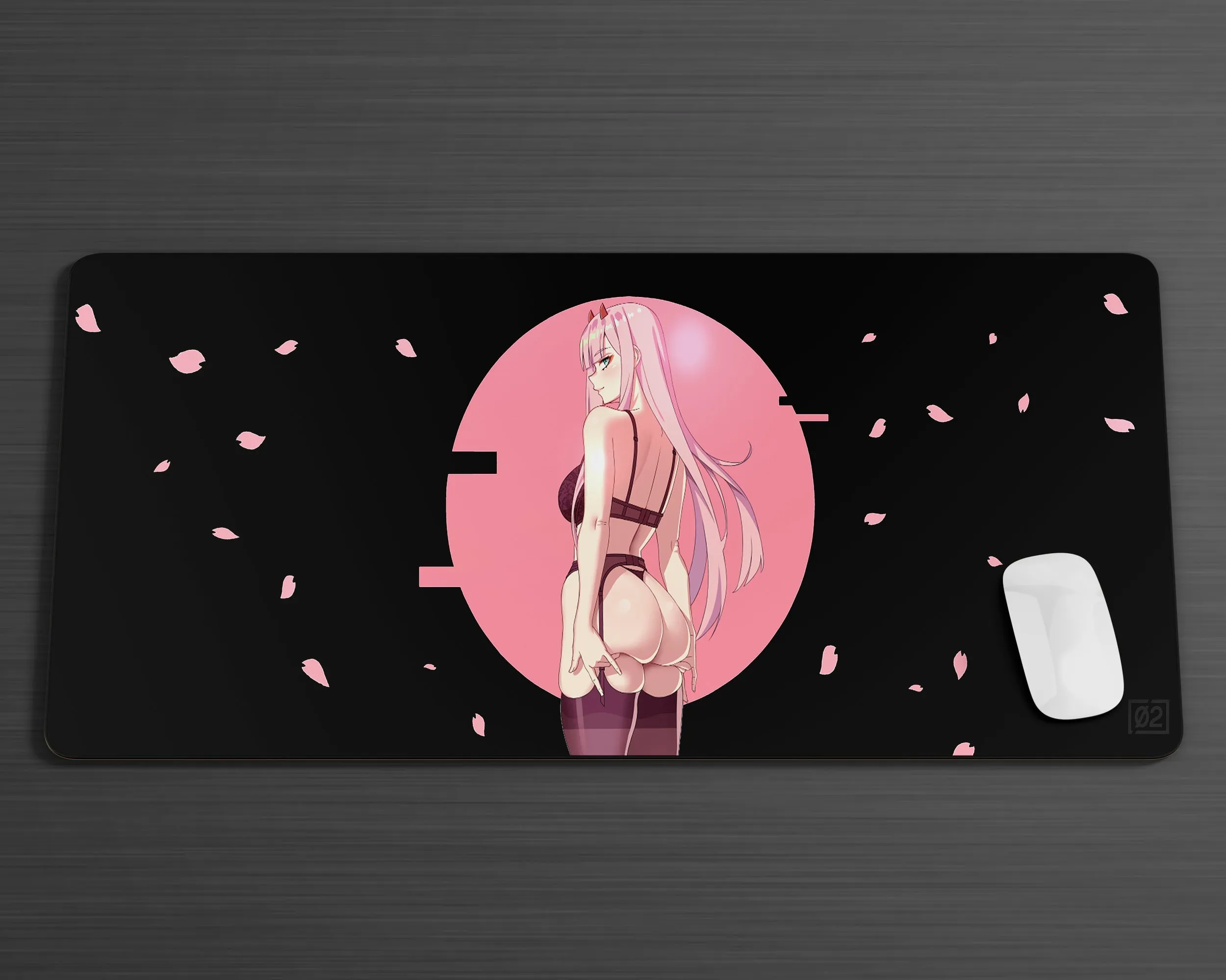 Zero Two Hot Pink Gaming Mouse Pad