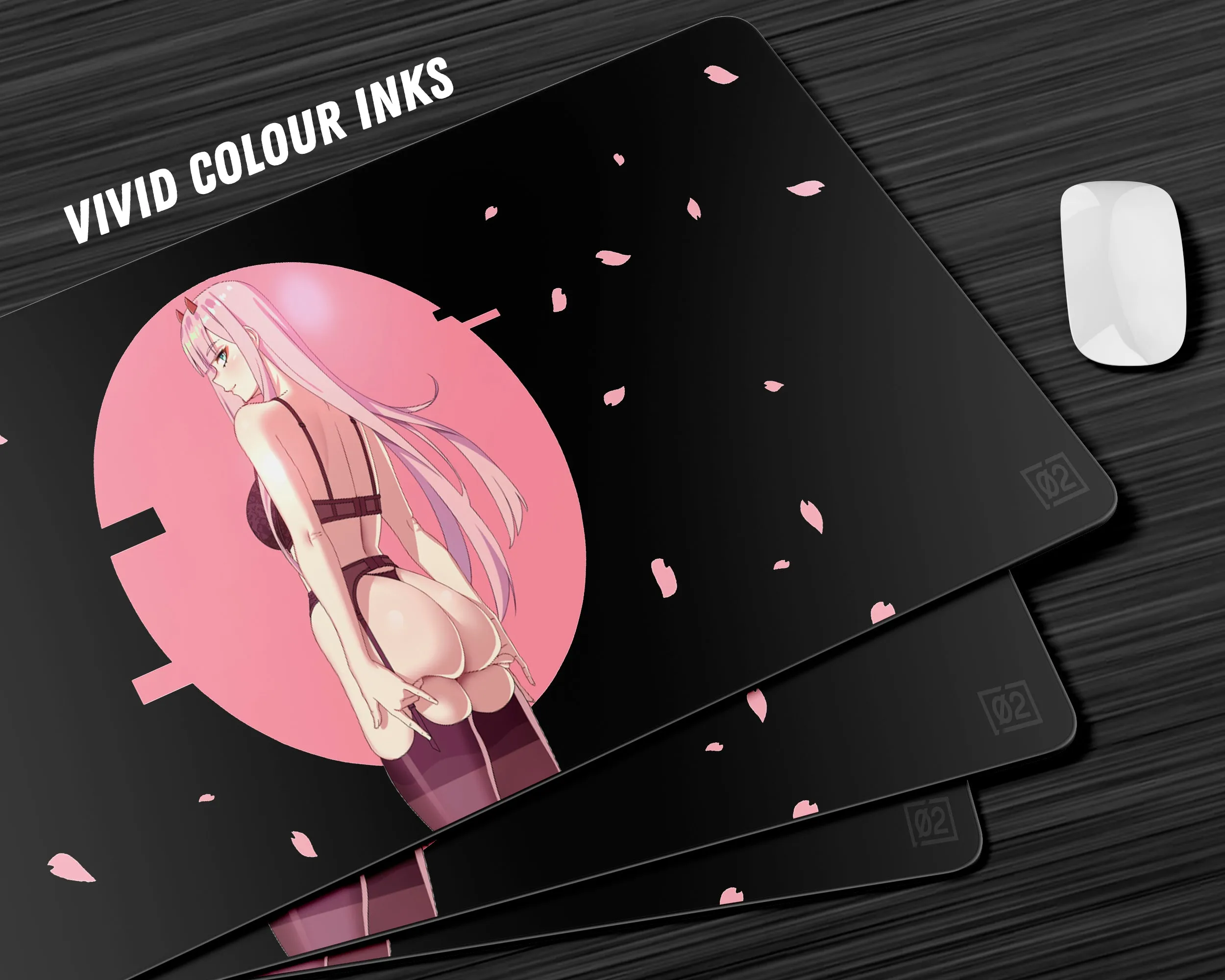 Zero Two Hot Pink Gaming Mouse Pad