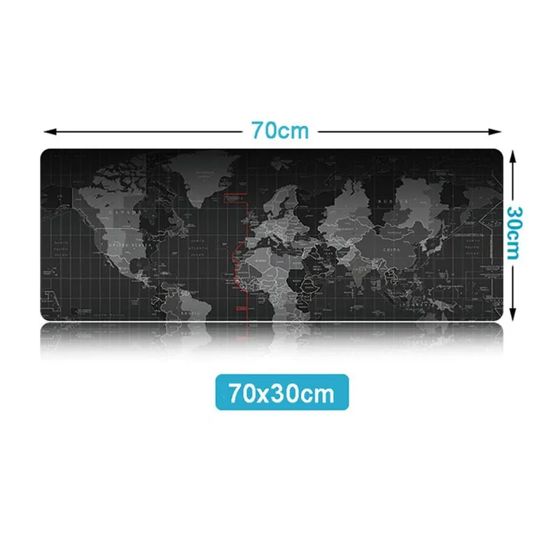 Zimoon Large Old World Map Gaming Mousepad