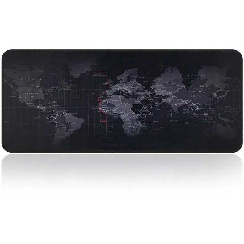 Zimoon Large Old World Map Gaming Mousepad