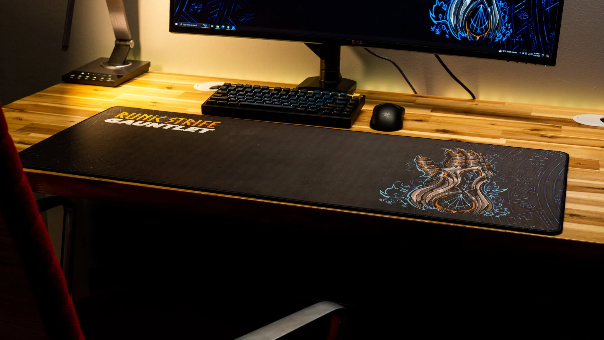 Zizaran "Runic Strife Gauntlet" Content Creator Collaboration Gaming XL Gaming Mouse Pad Deskmat