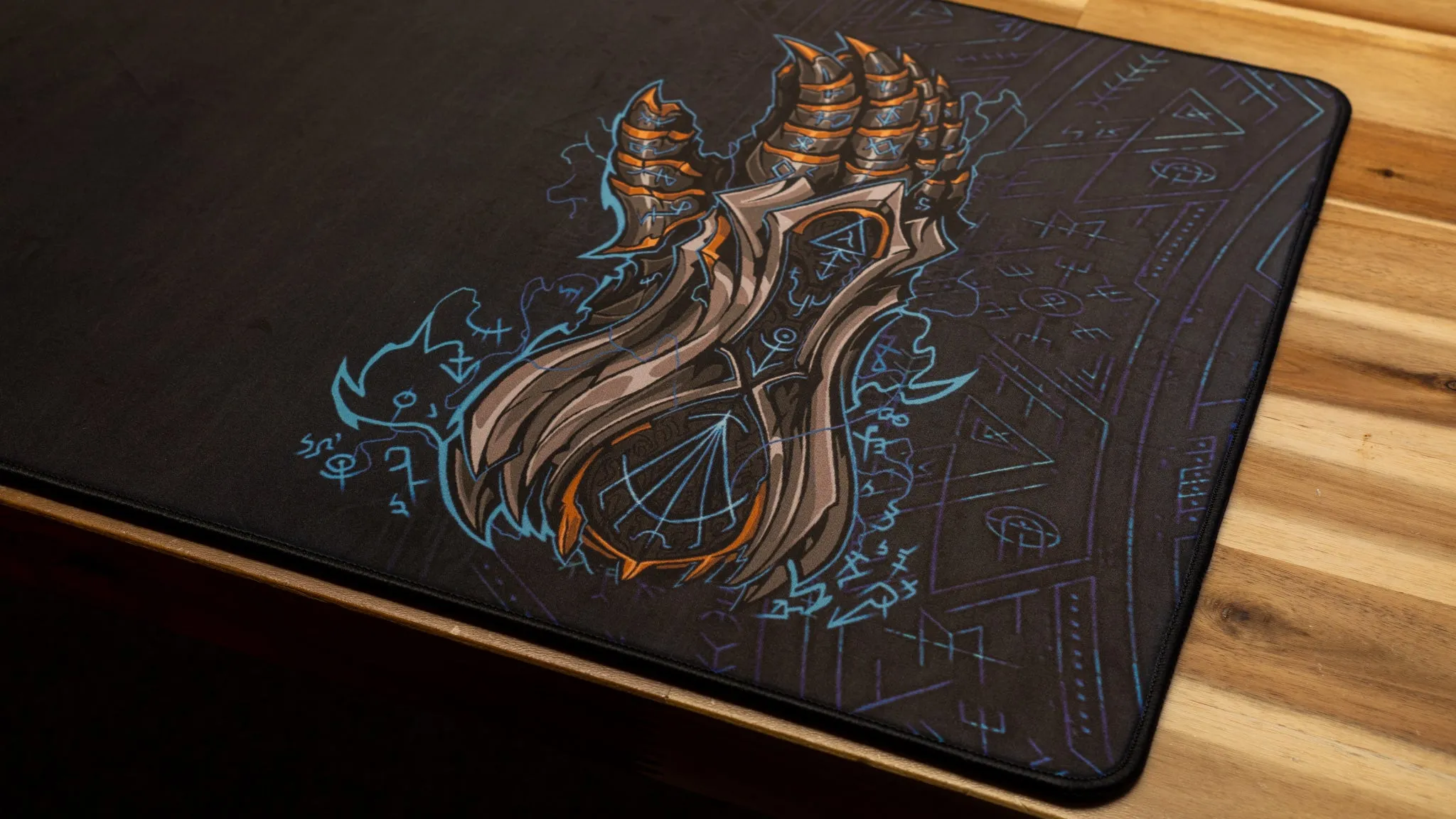 Zizaran "Runic Strife Gauntlet" Content Creator Collaboration Gaming XL Gaming Mouse Pad Deskmat