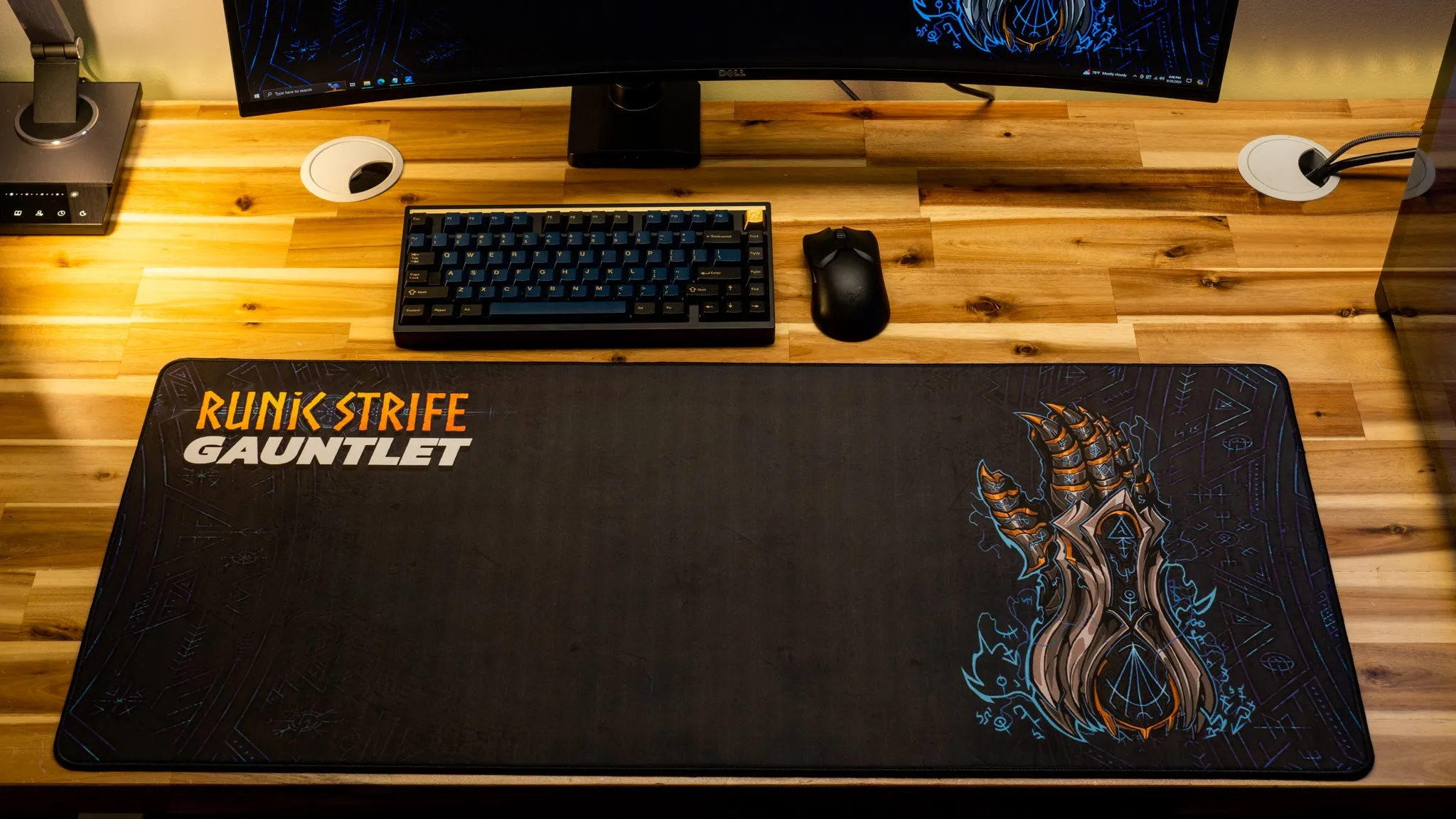 Zizaran "Runic Strife Gauntlet" Content Creator Collaboration Gaming XL Gaming Mouse Pad Deskmat