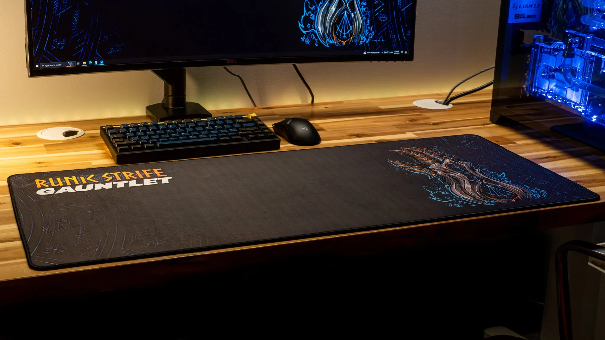 Zizaran "Runic Strife Gauntlet" Content Creator Collaboration Gaming XL Gaming Mouse Pad Deskmat