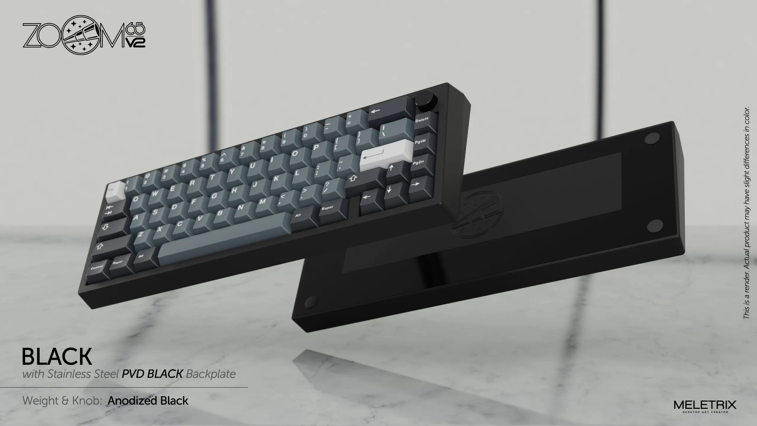 Zoom65 Essential Edition V2 - Black Mechanical Keyboard Kit