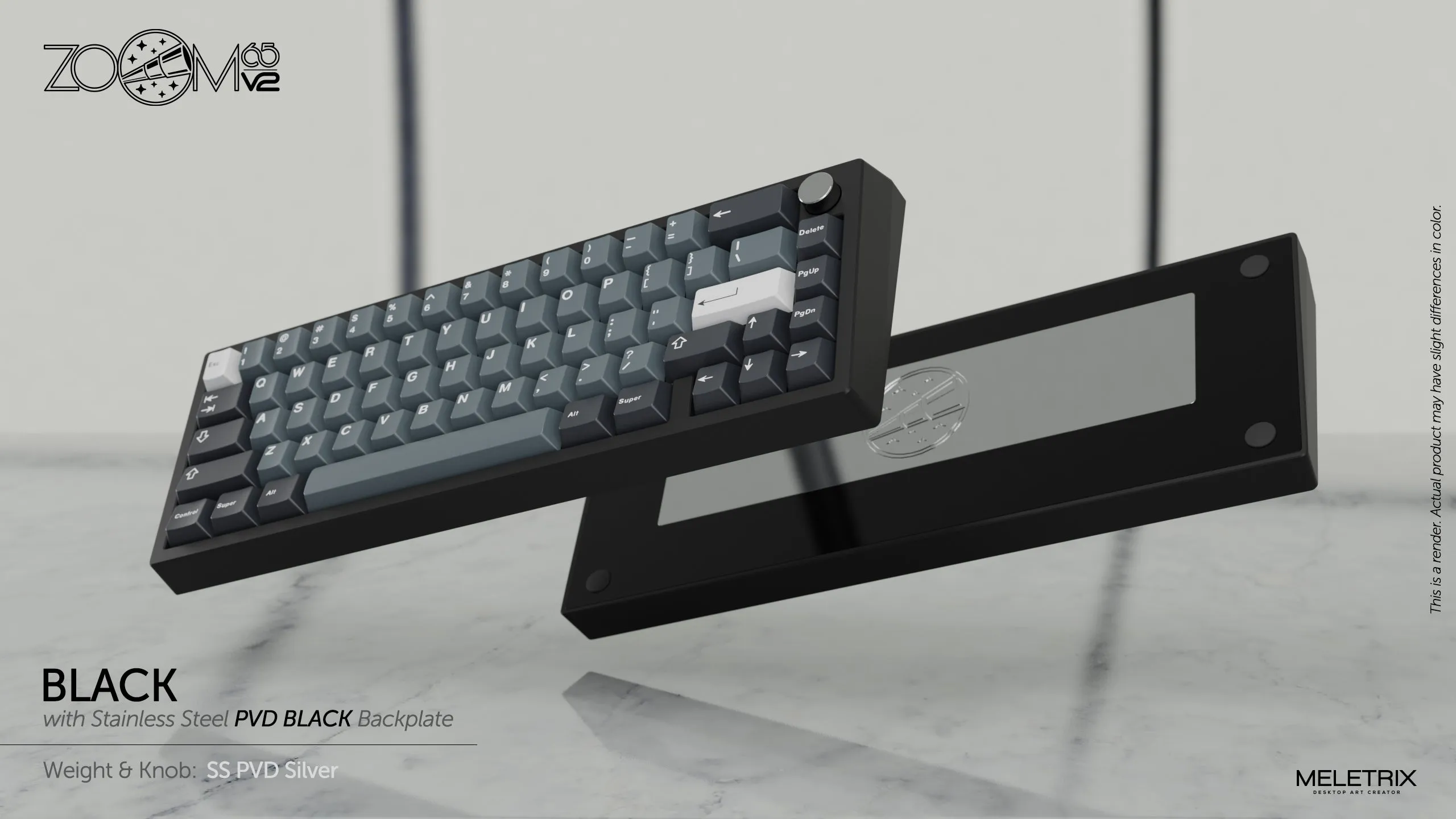 Zoom65 Essential Edition V2 - Black Mechanical Keyboard Kit