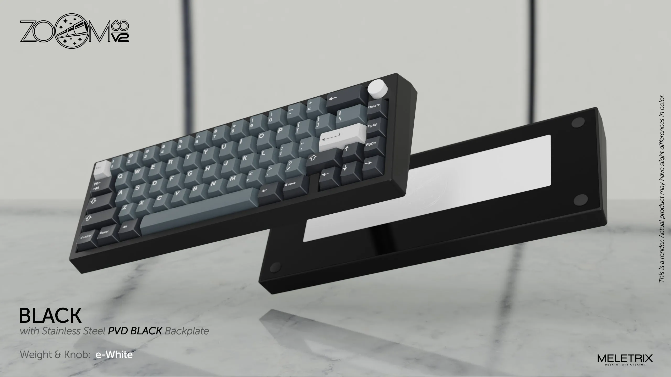 Zoom65 Essential Edition V2 - Black Mechanical Keyboard Kit